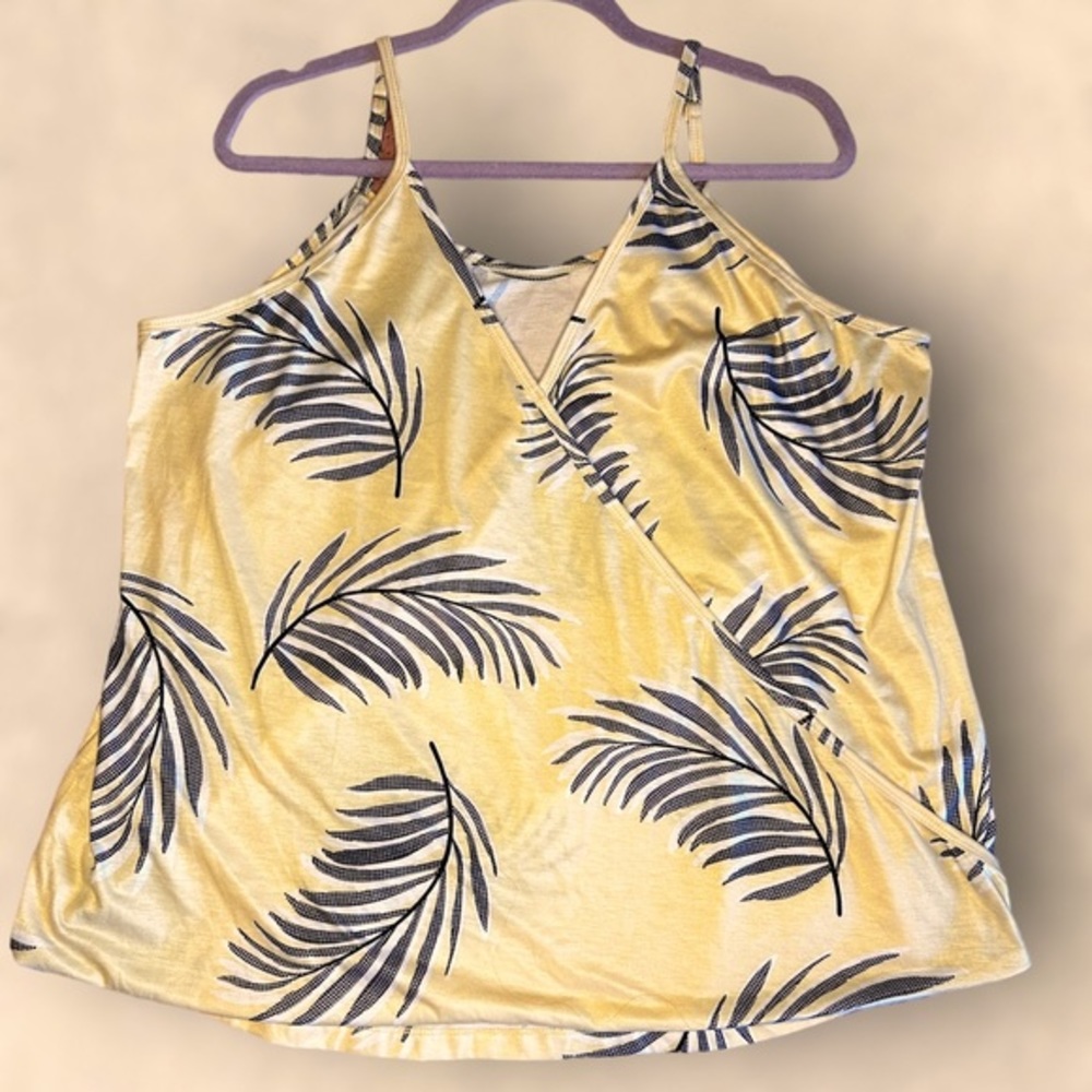 Women's V Neck Spaghetti‎ Strap Cami Shirt Size 2XL - Picture 5 of 8